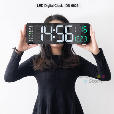 LED Digital Clock : DS-6626